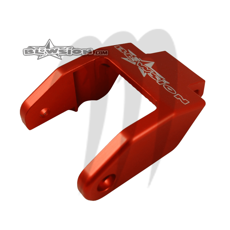 Hood Latch- Billet , ORANGE