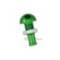 Bypass 45° Aluminium pour durite 3/8, Blowsion, VERT