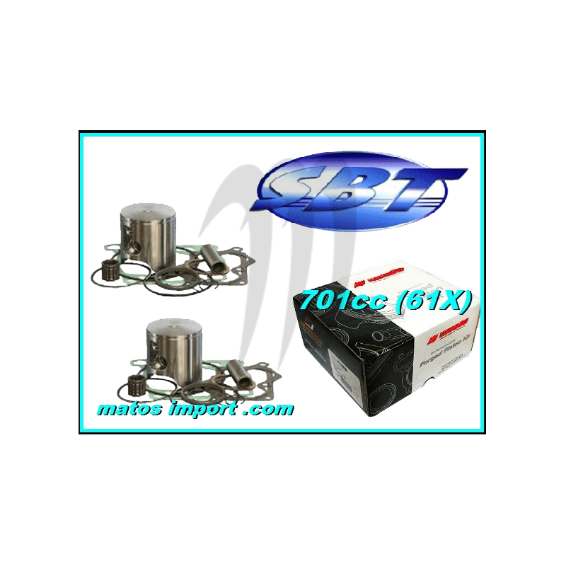 Kit Pistons Platinum Yamaha 701 61X (Standard 81mm) SBT-PROX