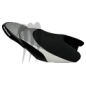 RIVA. Housse de selle Racing FX-140/ FX-160 noir / alu / blanc