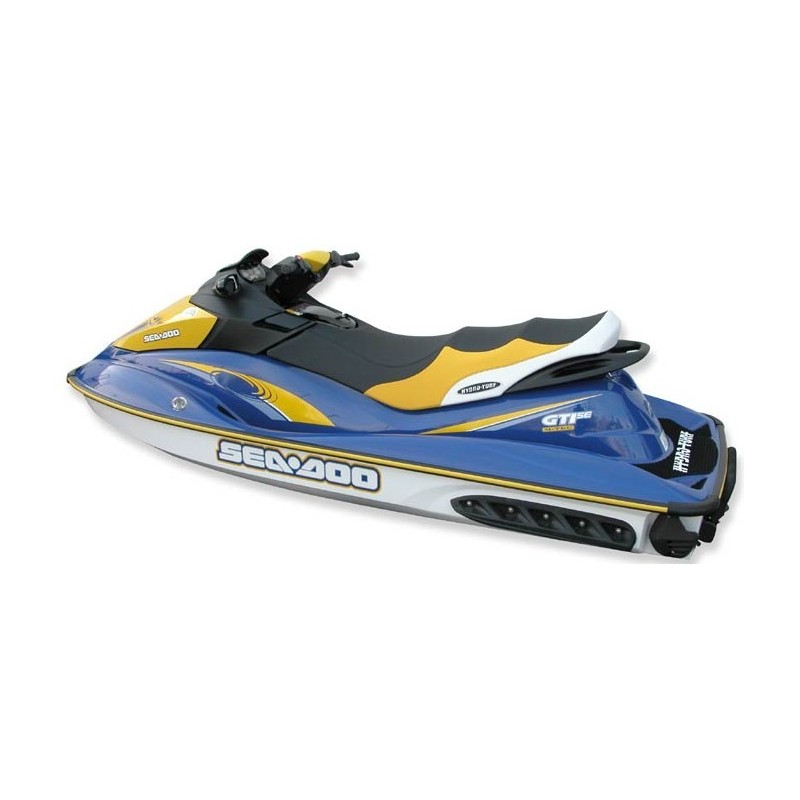HYDRO-TURF. Housse de Selle GTI-130HP (2006-2009) noir carbone HYDRO-TURF. Housse de Selle GTI-130HP (2006-2009) noir carbone