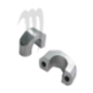 KIT Handle Bar Clamps ( 2 pieces ) sylver .