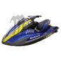RIVA. Housse de selle Racing FX-SHO noir / bleu / alu