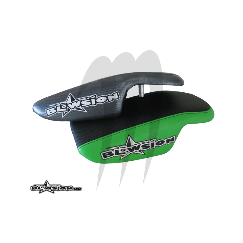 Chin pad carbone (noir/ vert )