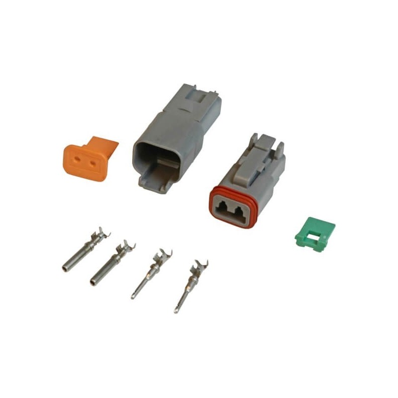 Connecteur étanche Deutsch Gris 2 broches MSD