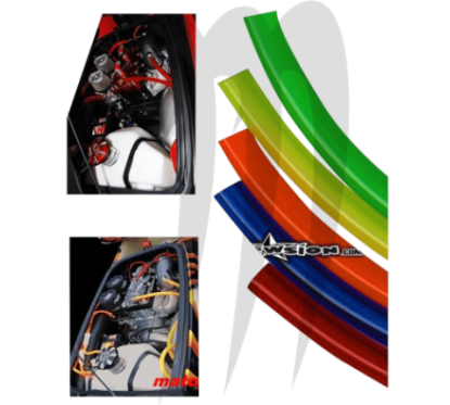 BLOWSION. Water hose 3/8 Reinforced Transparent (RED) 50 cm