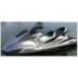 Seat cover, YAMAHA, FX-SHO Cruiser (2008) , black / silver