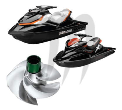 Hélice X Props Series SD-SC-J(15/20) pour SeaDoo XP/ SPX/ GS/ GSI/ GTI/ GTS/ GTX