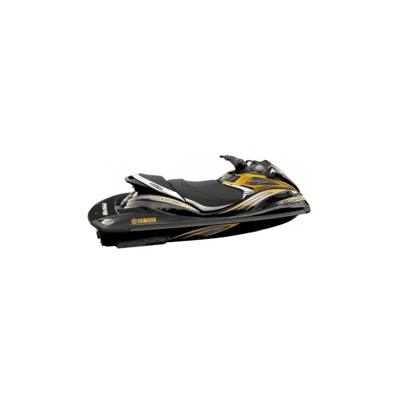 HYDRO-TURF. Housse de selle FX-140 (02-03)/ FX-160 (05-08) noir / blanc