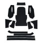 Mat kit, Freeride / Free-style , cut diamond black , 800 SXR ( 04-09 ), hold "Kicker" Mat kit, Freeride / Free-style , cut diamond black , 800 SXR ( 04-09 ), hold "Kicker"