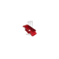 Billet Box Batterie Freestyle, Center, Aluminium , Red ,Super-Jet (96-2012)