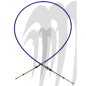 Steering cable,  300 SX . 440 SX . 440 JS . 550 SX . 550 JS.