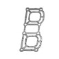 Kit exhaust gasket, 650 Kit exhaust gasket, 650