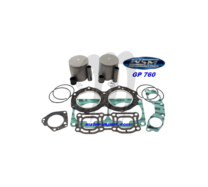 Kit pistons platinum Yamaha XL 760 GP 760 WAVE RAIDER WAVE RUNNER
